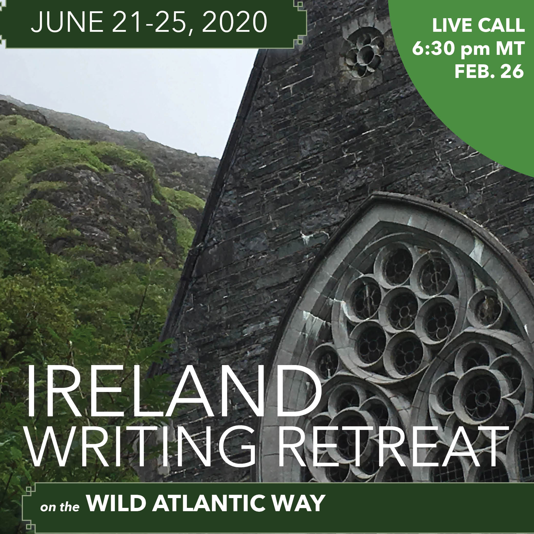 Ireland Writing Retreat On The Wild Atlantic Way June 21 25