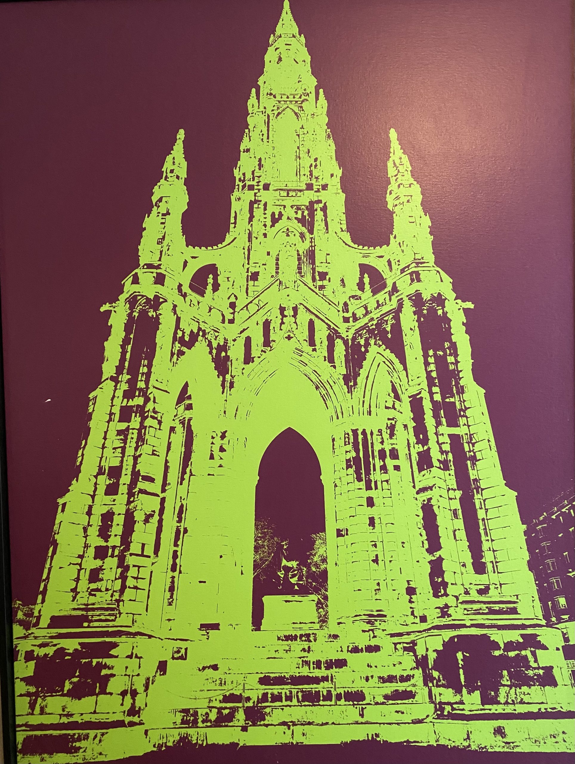 Sir Walter Scott monument green at Radisson_5007